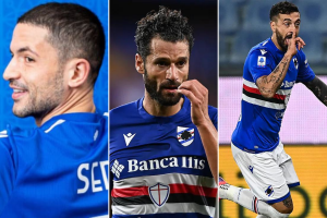 Stefano Sensi, Antonio Candreva, Francesco Caputo