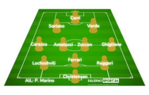 salernitana-mantova formazioni