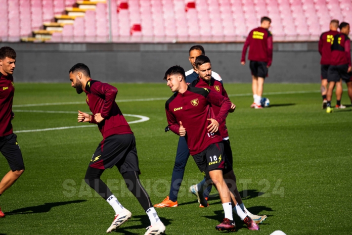 Salernitana allenamenti